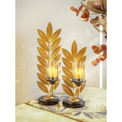18.5'' H Metal Tabletop Candlestick
