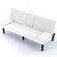 Lit blanc de 67 pouces avec transformation en un clic et rembourrage en éponge pour un porte-gobelet confortable, plusieurs espaces appropriés-1651492207