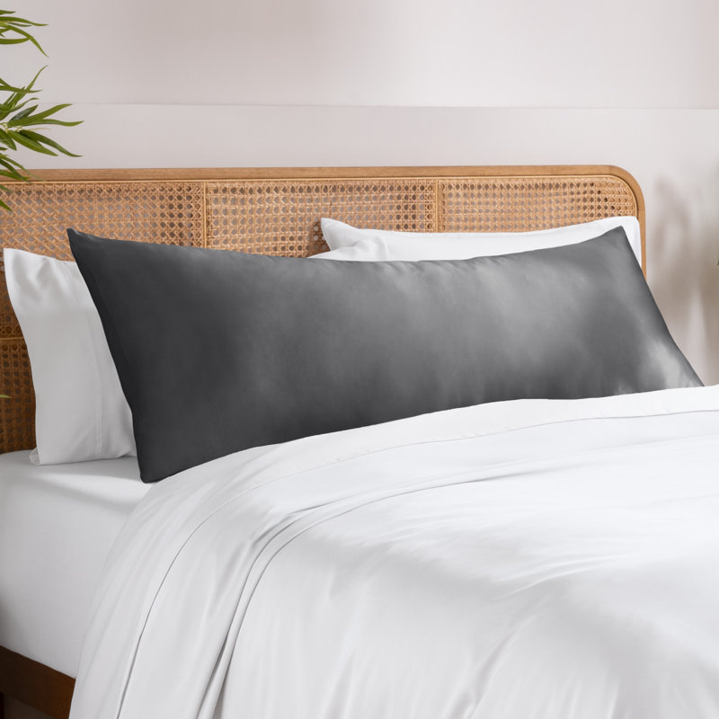 Rayon from Bamboo Body Pillowcase, Gray