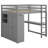 Avoca Kids Full Loft Bed with Drawers-1240829391