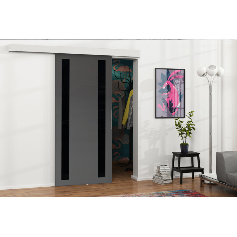 DOOR MALIBU 1, 92cm x 205cm, Black