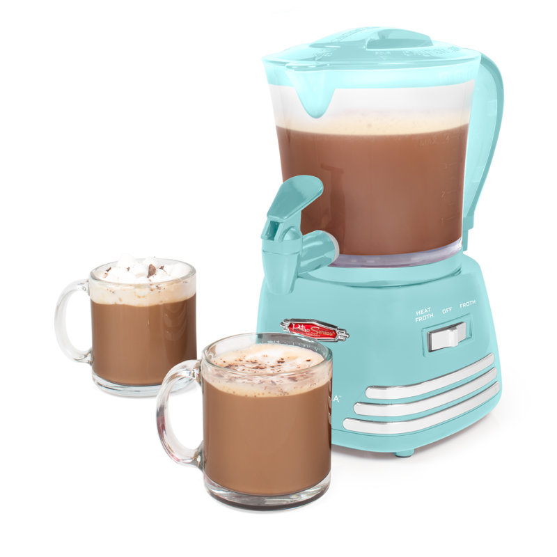 Nostalgia Retro Hot Chocolate Maker, Aqua, Aqua