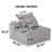 Modern 2 PCS DIT Combination Modular Sofa With 2 Pillows-112995100