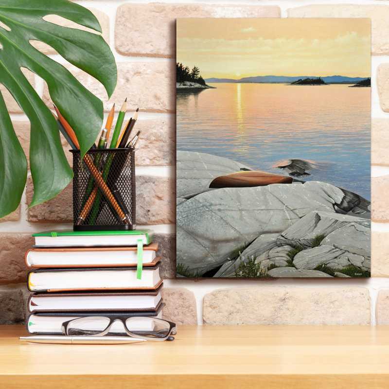 Toile épique Graffiti «A Quiet Time» par Kenneth M Kirsch, 12 po x 16 po