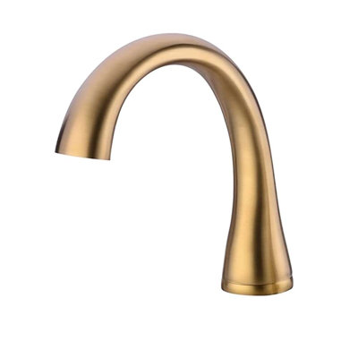 Fontana Commercial Brushed Gold Touchless Automatic Sensor Hands Free Faucet