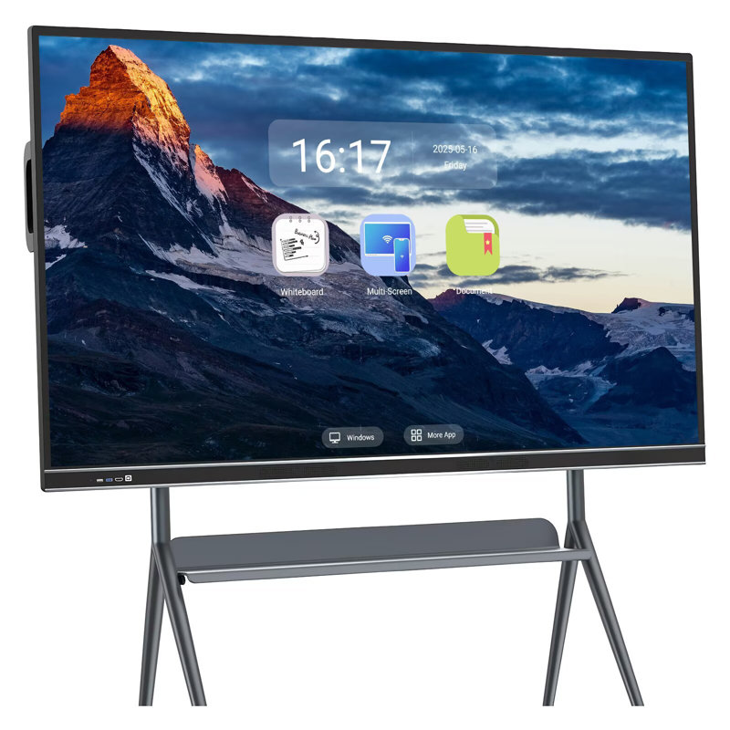 Écran interactif JYXCN 75 pouces Smart Board pour salles de conférence et salles de classe avec vue divisée multi-écrans? Moniteur 4k