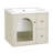 Bathroom Vanity Set Wall Mounted for Small Space with Ceramic Sink-2053315529