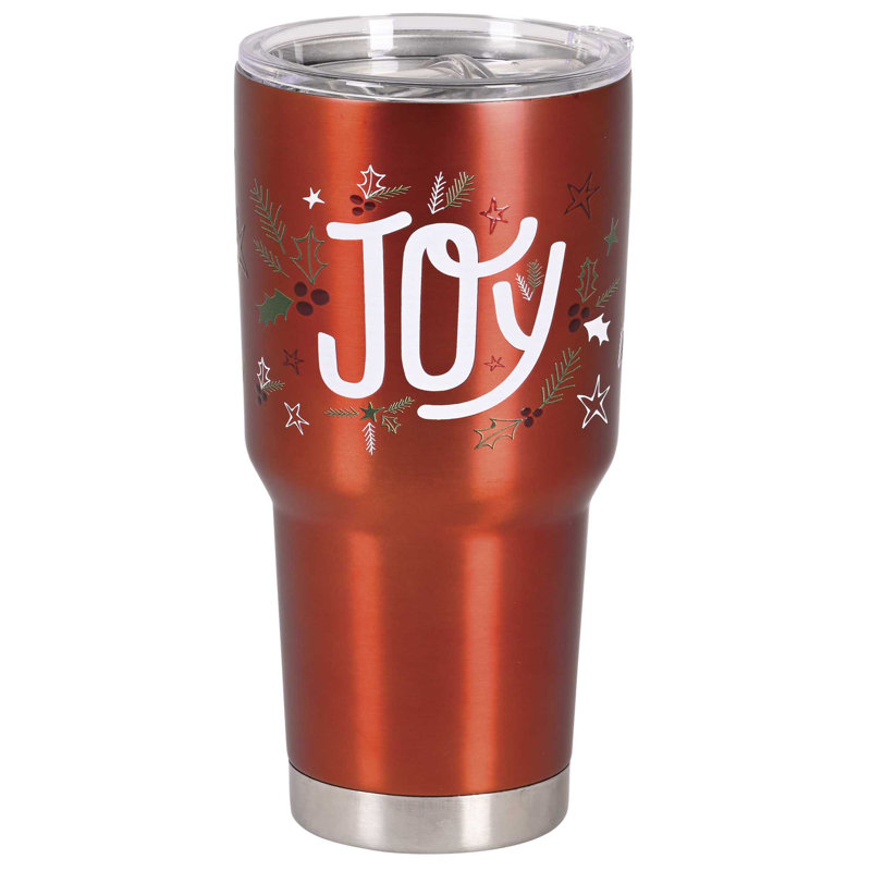 Confettis de Noël, gobelet rouge, Joy
