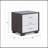 Two-Tone Nightstand With 3 Drawers-1261082236