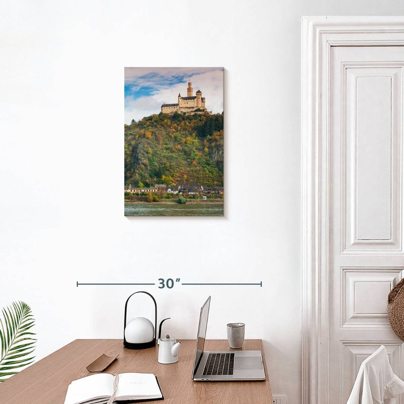 Marksburg Castle, 24" H x 16" W
