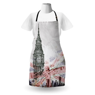No Pattern Bib Apron