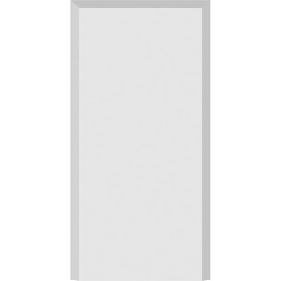 4"W x 8"H x 3/4"P Standard Foster Plinth Block with Beveled Edge