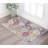 2' X 5' Rust Floral Dhurrie Area Rug