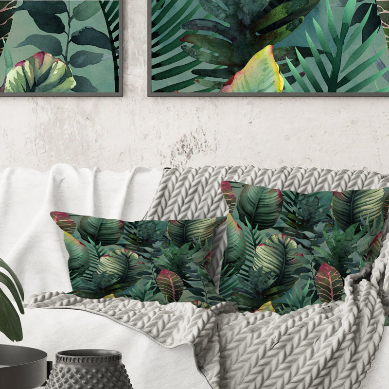 Coussin Tropical, 18 po x 18 po