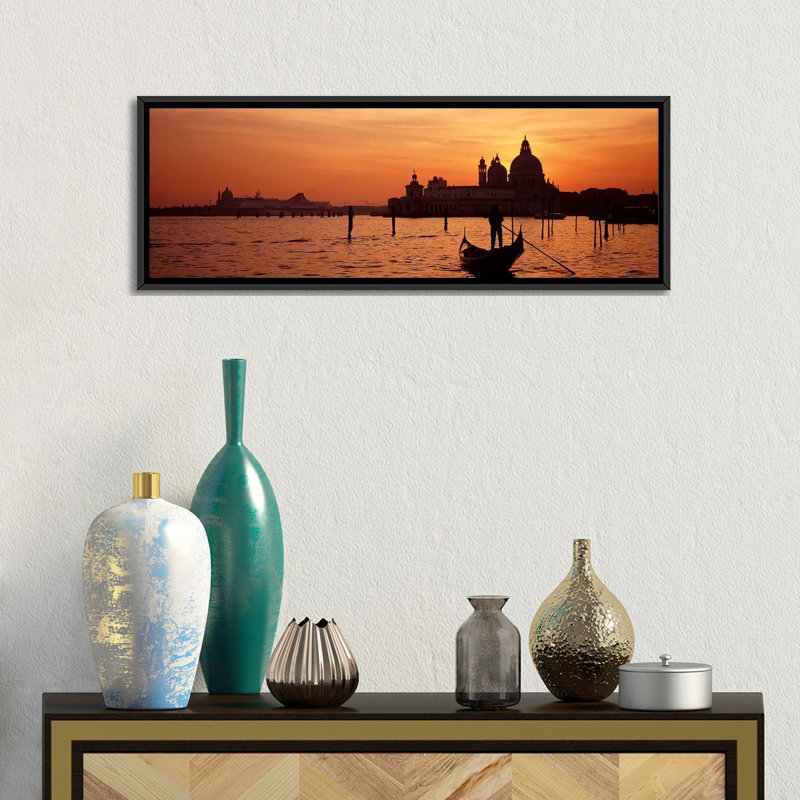 Santa Maria Della Salute With A Gondoleer And His Boat On The Grand Canal In The Foreground, Venice, Italy - Thumbnail 3