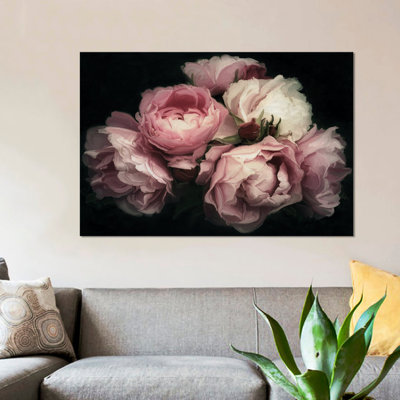 «Vintage Posy» par 5by5collective, reproduction d'art graphique sur toile