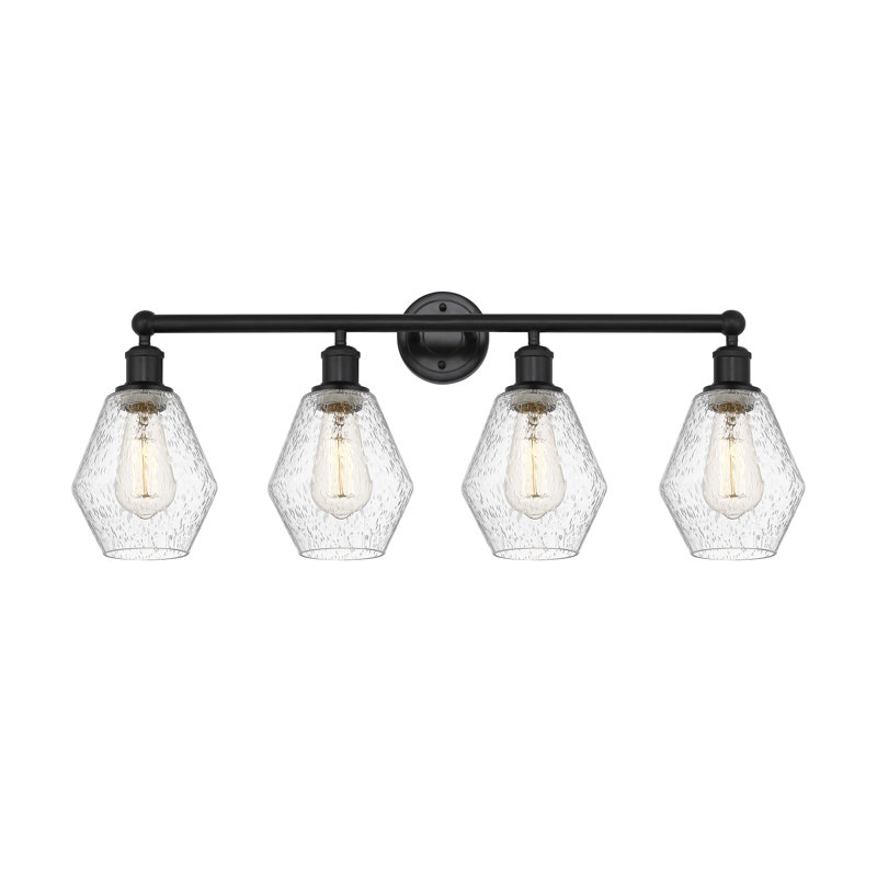 Gabbie 4 - Light Dimmable Vanity Light, Matte Black, Seedy