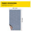 Tapis marin gris de 6 pi x 13,1 pi Tapis de bateau pour l'extérieur Patio