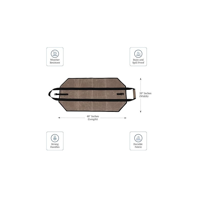 Canvas Log Carrier