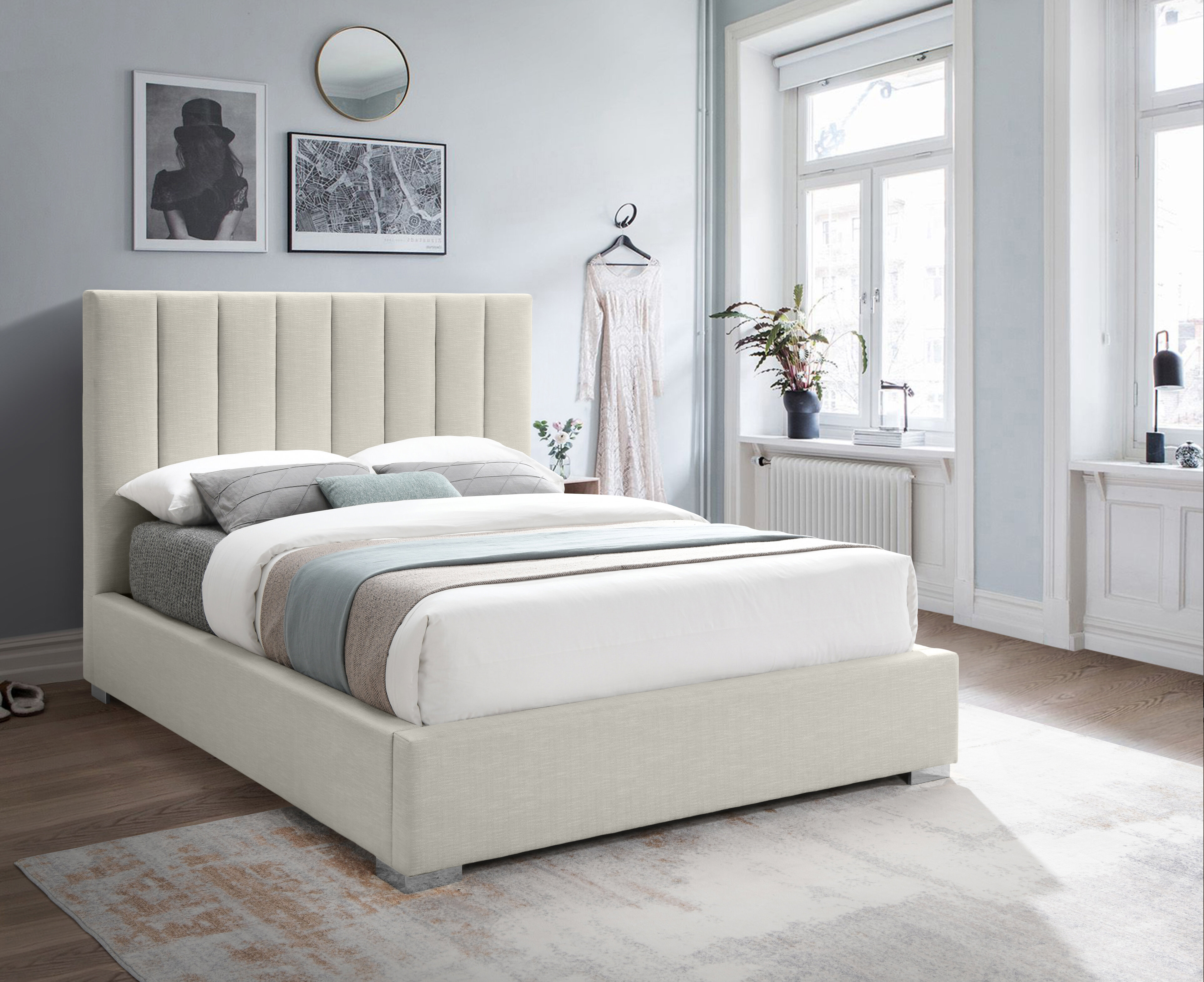 Mercer41 Harper-Leigh Upholstered Platform Bed & Reviews | Wayfair