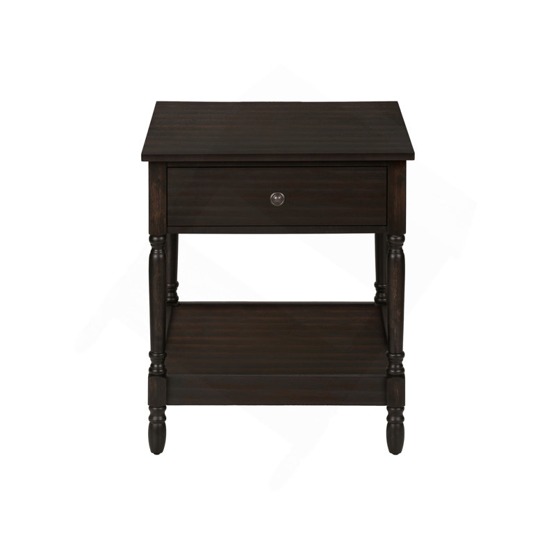 Table d'appoint, 2 niveaux, table de bout, table d'appoint, carré, table de chevet, chambre à coucher, lampe, traditionnel