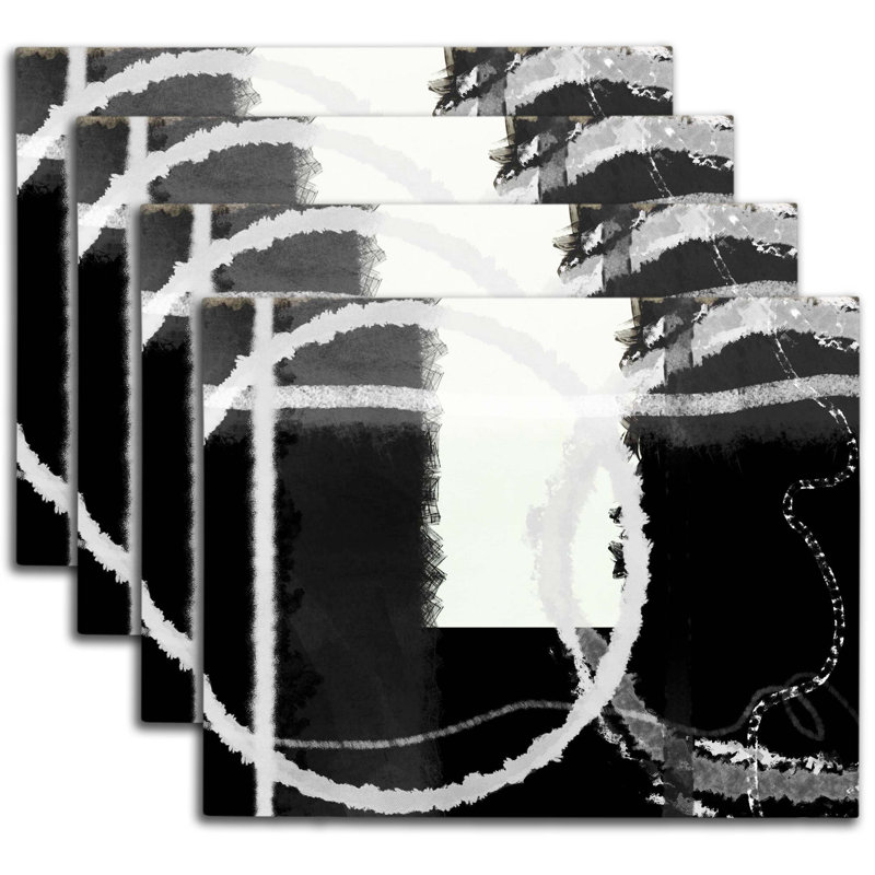 Napperon abstrait en polyester