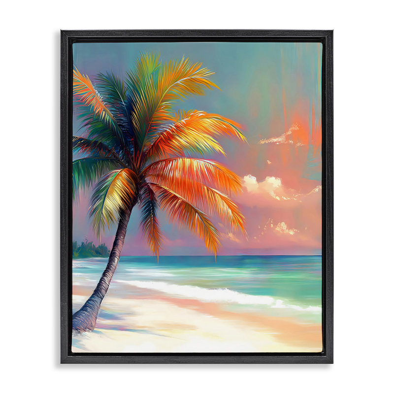 Cadre flottant Sunset Sunset, Cadre flottant noir de jais, H 21 po x l 17 po