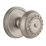 Grandeur Georgetown Rosette Double Dummy with Parthenon Door Knob