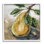 Poire, nature morte, peinture giclée sur toile, par Sara G Designs