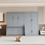 Grand lit escamotable mural avec placard-812144500