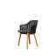 Choice Chair Indoor and Four Wood Legs Base with Upholstery Cane-line Ambience Seat Cover-606434501-606434923