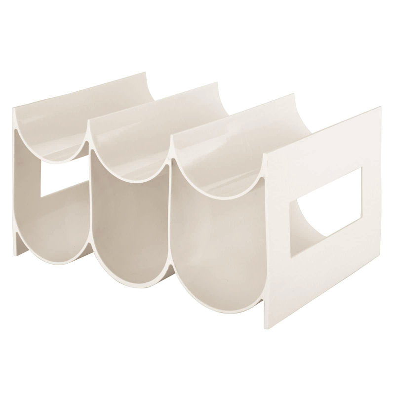 Arthenia 6 Bottle Tabletop Wine Bottle Rack, Cream 