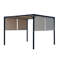 ACIER 9,5 X 9,5 pi Gazebo