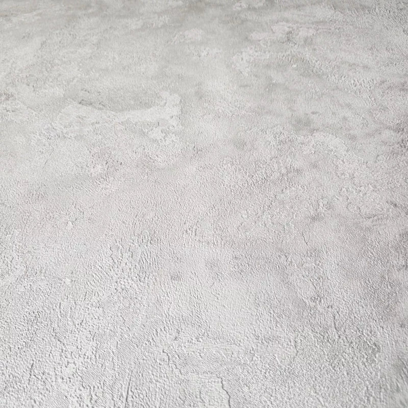Rouleau de papier peint texturé grisâtre blanc cassé
