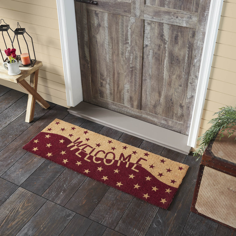 Tapis Welcome, L 17 po x L 48 po