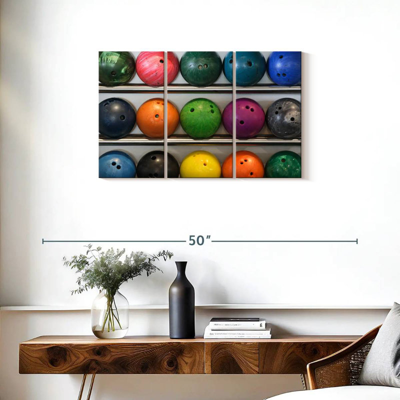 Sireci Bowling Balls, 20" H x 33" W