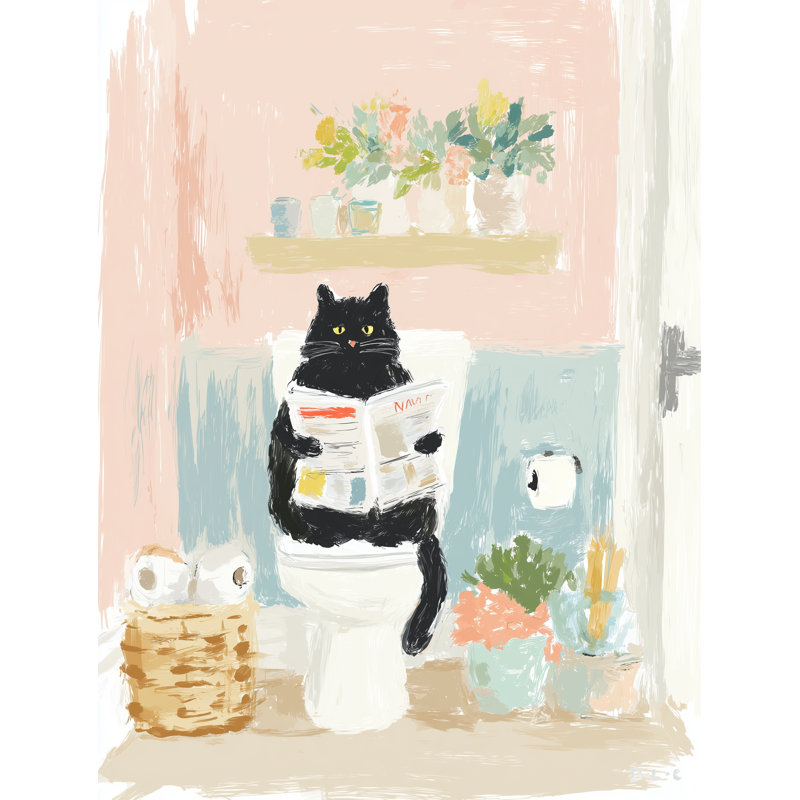 Garden Companions - Toile ludique chats en fleurs