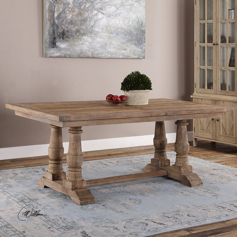McKew Solid Wood Dining Table
