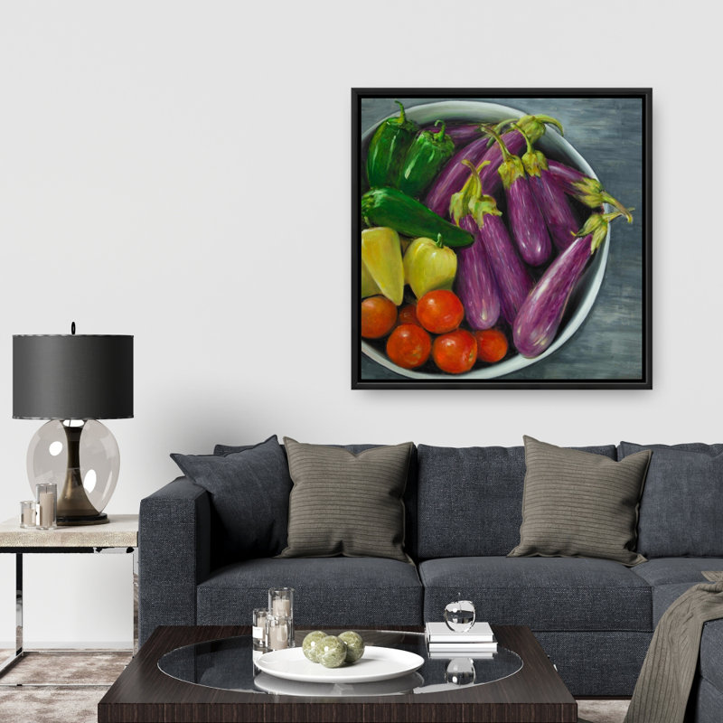 "Bol de légumes" sur toile