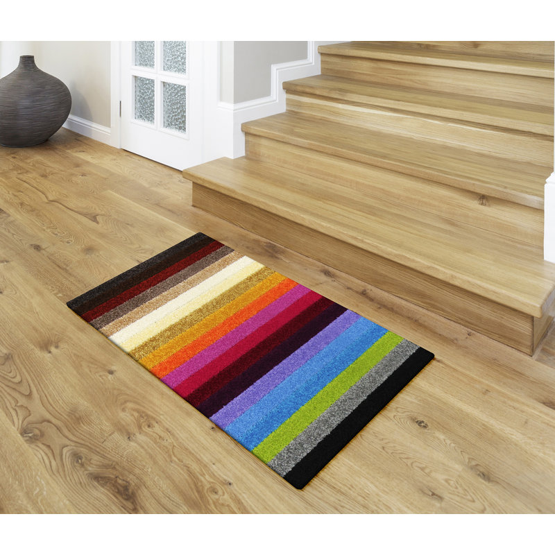 Hyatt Striped Area Rug Set, Rectangle 66 x 100cm