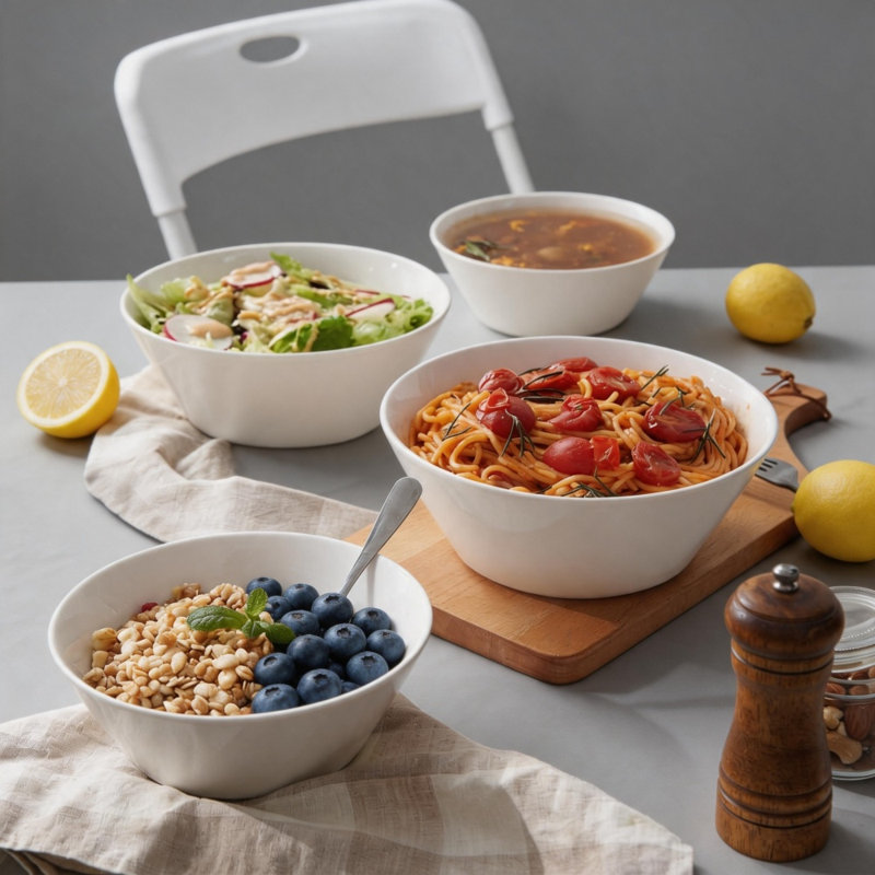 Ensemble de 4 bols à soupe 32 oz, 4 bols en céramique, lavable au four à micro-ondes et au lave-vaisselle