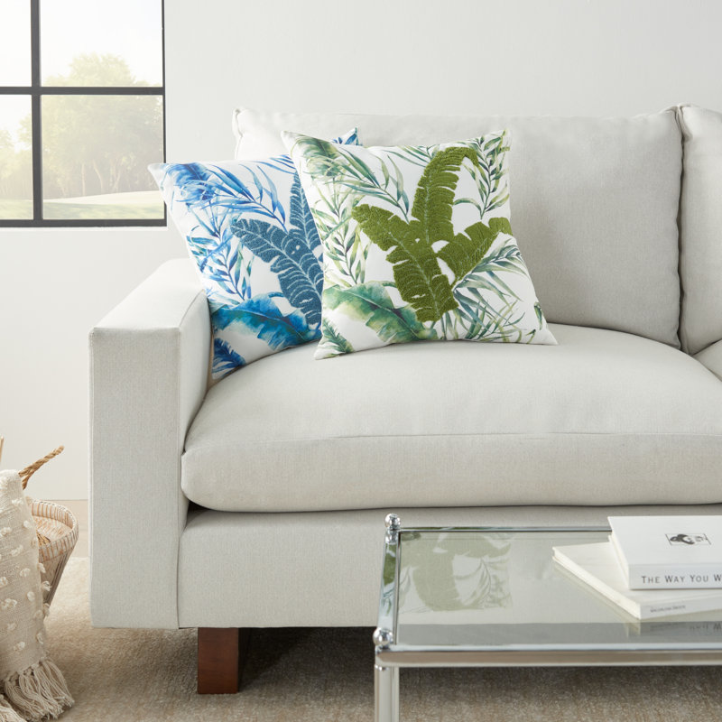 Coussin Life Styles, Bleu