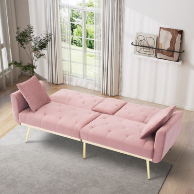 Ewere 72.5'' Velvet Loveseat