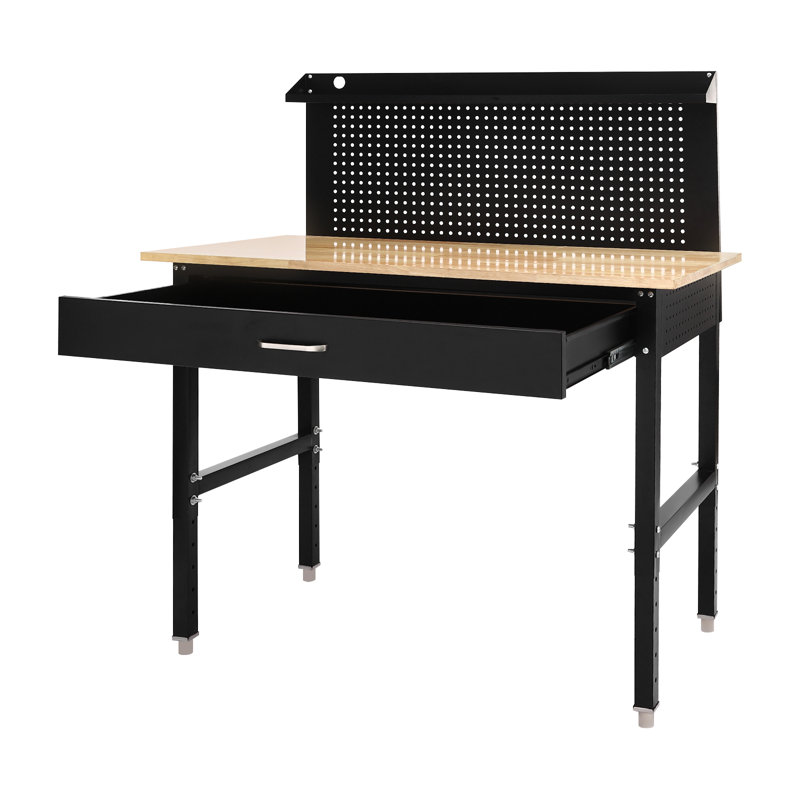 Work Bench For Garage Office Home, Height Adjustable Workbench