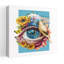 «Whimsical Eye Floral Bird»-1513251439