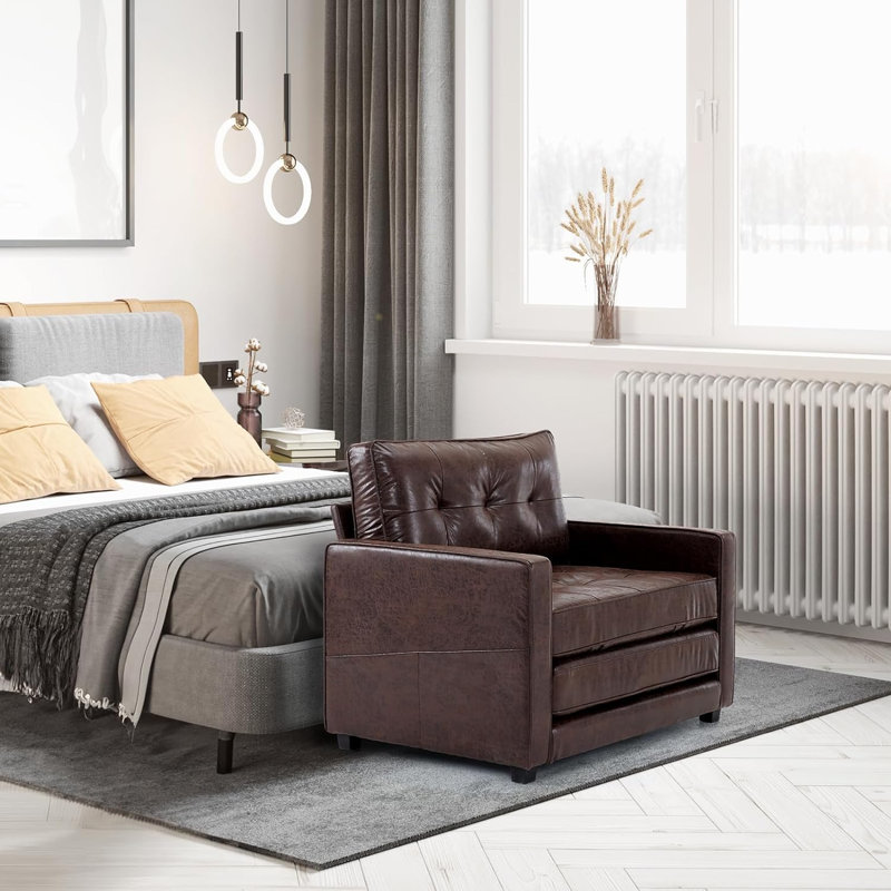 Canapé-lit en chenille 43,31 po Ryelan