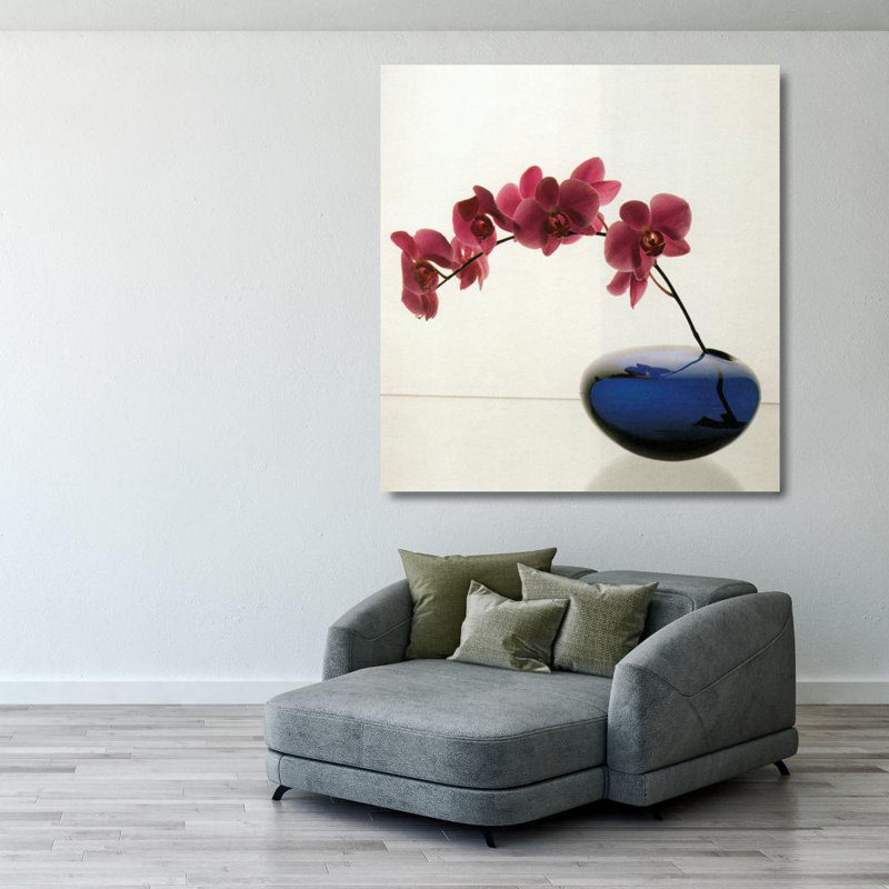 Orchidées, 1985, H 30 po x l 28 po