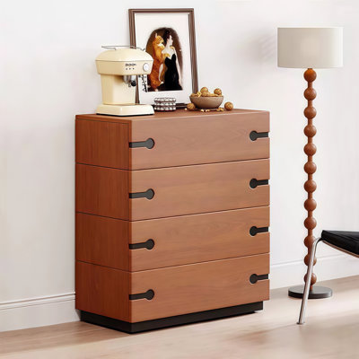 Modern 4-Drawer Storage Cabinet Accent Chest