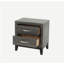 Table de chevet simple en bois massif de chêne gris Country Country-178550734