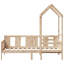 Day Bed With Roof Without Mattress Solid Wood-297799023